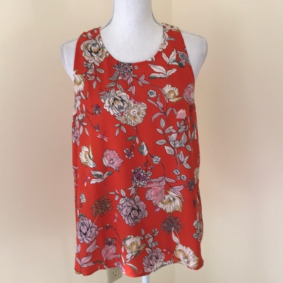 NWT! LABEL Rachel Rachel Roy Size L scarlet Top - Picture 1 of 8